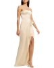 Dress The Population Dress the Population Kai Strapless Sweetheart Bustier Side Ruffle Gown - 3