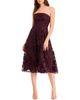Dress The Population Dress the Population Kailyn Strapless Embroidered Fit-and-Flare Dress - 2