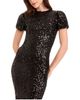 Dress The Population Dress the Population Kenzie Short Sleeve Sequin Mermaid Gown - 3