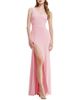 Dress The Population Dress the Population Magdalyn One Shoulder High Slit Gown - 1