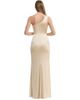 Dress The Population Dress the Population Magdalyn One Shoulder Satin High Slit Gown - 4