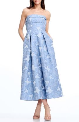 Dress the Population Dress the Population Mika Strapless A-Line Dress