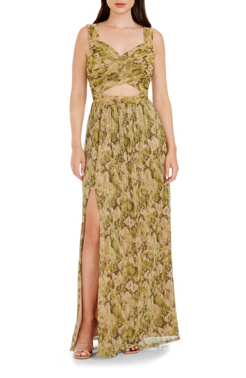 Dress the Population Dress the Population Mirabella Cutout Evening Gown