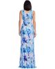 Dress The Population Dress the Population Sandra V-Neck Pleated Floral Gown - 5