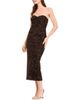 Dress The Population Dress the Population Vada Strapless Sweetheart Sequin Bodycon Midi Dress - 6