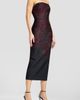 Dress the Population Dress the Population Viviana Metallic Floral Strapless Sheath Cocktail Dress - 3
