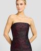 Dress the Population Dress the Population Viviana Metallic Floral Strapless Sheath Cocktail Dress - 4