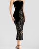 Dress the Population Dress the Population Viviana Sequin Velvet Cocktail Midi Dress - 3