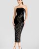 Dress the Population Dress the Population Viviana Sequin Velvet Cocktail Midi Dress - 5