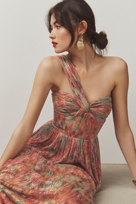 pink long sleeve maxi dress Rosalie Flutter Sleeve Maxi Dress | 2 Colors