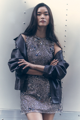 Dress The Population - Katherine Sleeveless Sequin Mini Dress Dress The Population - Katherine Sleeveless Sequin Mini Dress