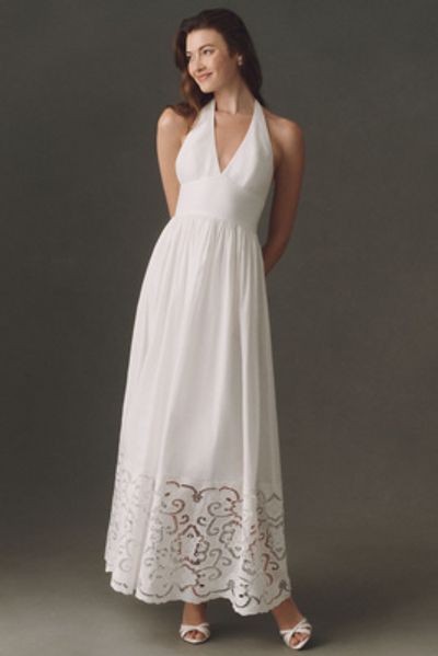 Dress The Population Nessie Cotton Maxi Dress