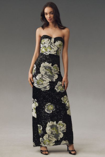 dress the population strapless corset dress Dress The Population Kailyn Strapless Lace Dress