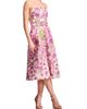 Dress The Population Women's Allegra Jacquard Strapless Midi-Dress - 4