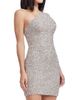 Dress The Population Women's Anica Sequin Pointed Bodice Strapless Minidress - 4