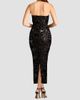 Dress The Population Women's Cosette Floral Sequin Strapless Midi Dress - 3