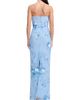 Dress The Population Women's Daisy Embroidered Floral Column Gown - 6