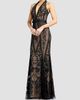 Dress The Population Women's Devin Floral Lace Halter Mermaid Maxi Dress - 5