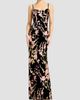 Dress The Population Women's Giovanna Floral Velvet Gown - 1
