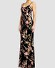 Dress The Population Women's Giovanna Floral Velvet Gown - 4