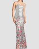 Dress The Population Women's Giovanna Sequined Embroidered Mermaid Gown - 5
