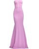 Dress The Population Women's Izzy Strapless Crepe Mermaid Maxi Dress - 1