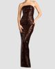 Dress The Population Women's Jasmine Sequined Ruched Strapless Gown - 4