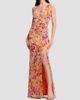 Dress The Population Women's Jordan Floral Ruched Mermaid Maxi Dress - 2