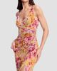 Dress The Population Women's Jordan Floral Ruched Mermaid Maxi Dress - 5