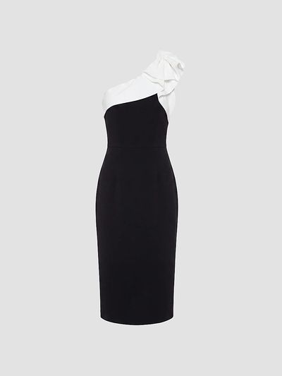 Dress The Population Women's Lennon Crepe Body-Con Midi Dress