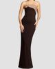 Dress The Population Women's Lorraine Rosette Strapless Gown - 4