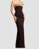Dress The Population Women's Lorraine Rosette Strapless Gown - 5