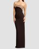 Dress The Population Women's Lorraine Rosette Strapless Gown - 6