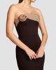 Dress The Population Women's Lorraine Rosette Strapless Gown - 7