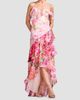Dress The Population Women's Lumi Ruffled Floral High-Low Dress - 2