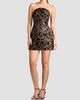 Dress The Population Women's Maisie Sequined Mesh Mini Dress - 2