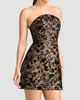 Dress The Population Women's Maisie Sequined Mesh Mini Dress - 6