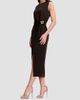 Dress The Population Women's Mikey Crepe Jersey Midi Dress - 5