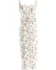 Dress The Population Women's Nicole Belted Floral Sequin Midi-Dress - 5