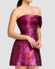 Dress The Population Women's Olive Jacquard Mini Dress - 6