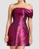 Dress The Population Women's Olive Jacquard Mini Dress - 7