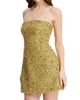 Dress The Population Women's Scottie Sequin Tweed Minidress - 6
