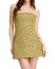Dress The Population Women's Scottie Sequin Tweed Minidress - 7