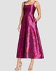 Dress The Population Women's Vanna Jacquard Tea-Length Dress - 2