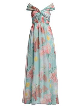 open lace back dress Bronx and Banco Kate Strapless Floral Embroidered Corset Midi Dress main image 0