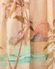 Dress To Dress To Beige Tropical Ruched Neckline Mini Dress Beige Tropical - 6