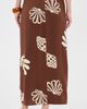 Dress To Dress To Brown Maritime Front Knot Maxi Skirt Brown Maritime - 3
