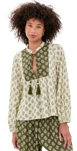 Dress To Dress To Miragem Front Ties Blouse Off-White Miragem Mixed