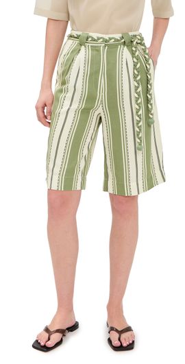 Dress To Dress To Relaxing Stripe Bermuda Shorts Relaxing Stripe