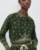 Dress To Dress To Scarf Collared Button Down Shirt Scarf Print - 2